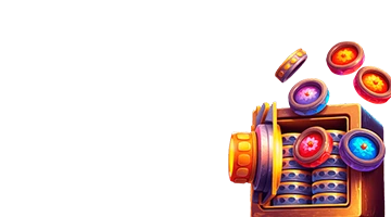 Ящик с разноцветными жетонами, символизирующий турнир Spinoleague в Интернет-казино Irwin, где игроки соревнуются за крупные призы.